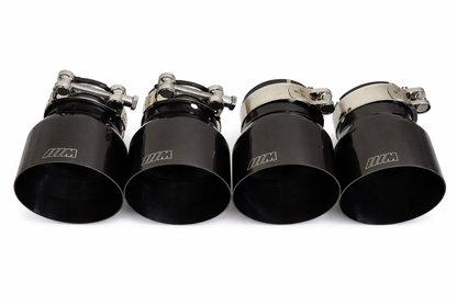 4 x Bmw Exhaust Tips Titanium Black MP M2 M3 M4 M5 M6 F80 F82 F83 F87 F10 F06