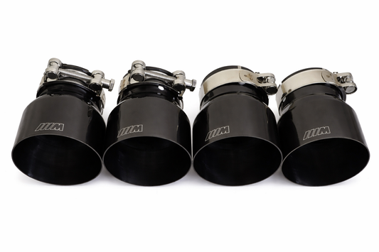4 x Bmw Exhaust Tips Titanium Black MP M2 M3 M4 M5 M6 F80 F82 F83 F87 F10 F06
